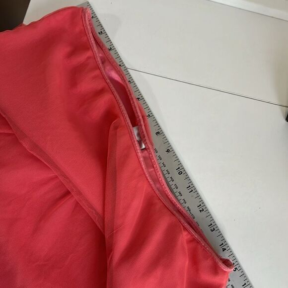 Gorgeous Ruffle and Lace trimmed Coral tiered Skirt in XL by Studio Y - Picture 4 of 6